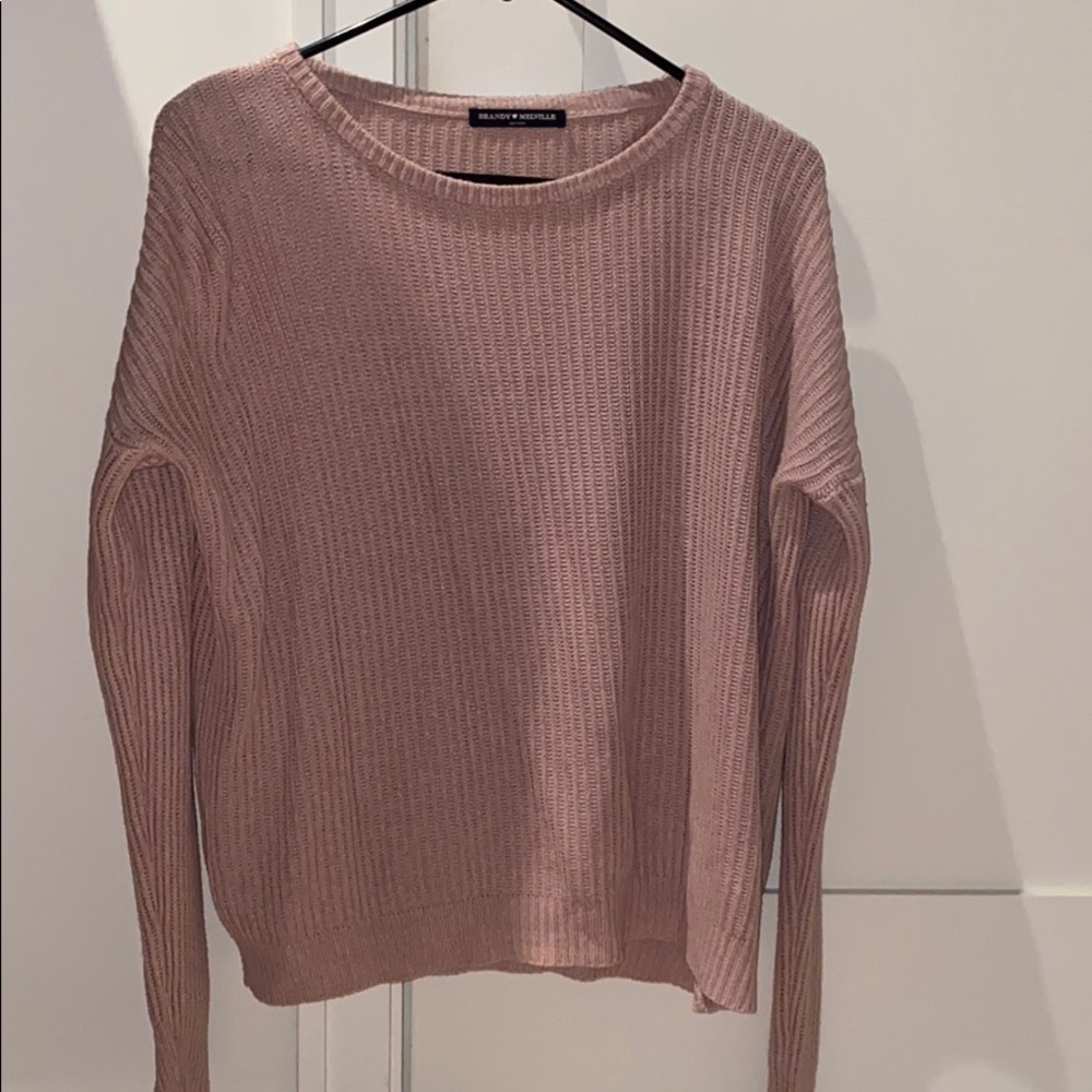 Brandy Melville Blush/Pink Ollie Sweater